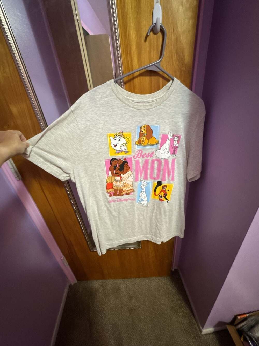 Disney Adult Shirt - World's Best Mom Tee - Walt Disney World,